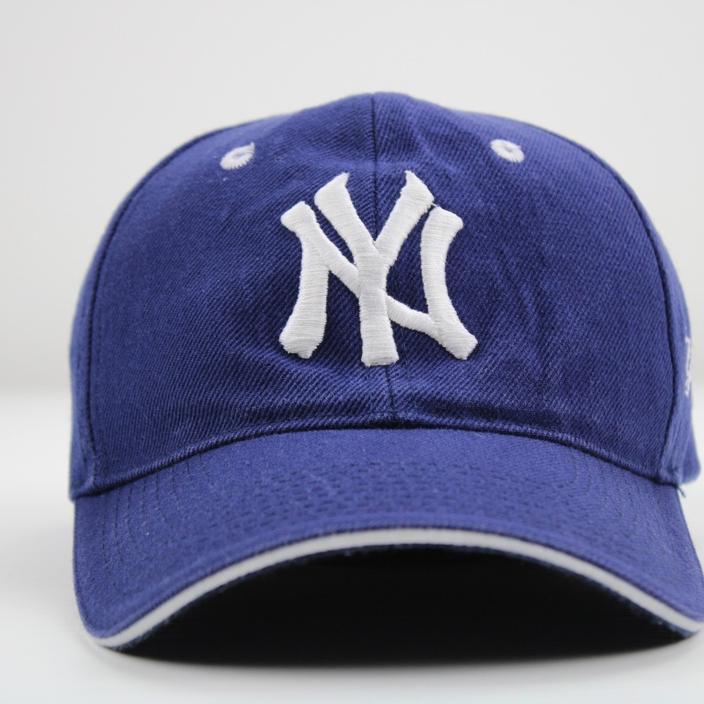 New York Yankees MLB Baseball Hat Navy Blue Adjustable Strapback Cap NY Logo